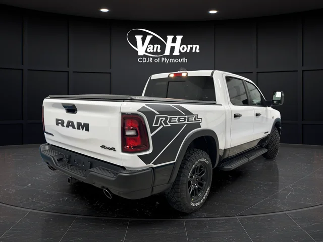 New 2026 Bright White Clear-Coat Exterior Paint RAM Rebel image 7