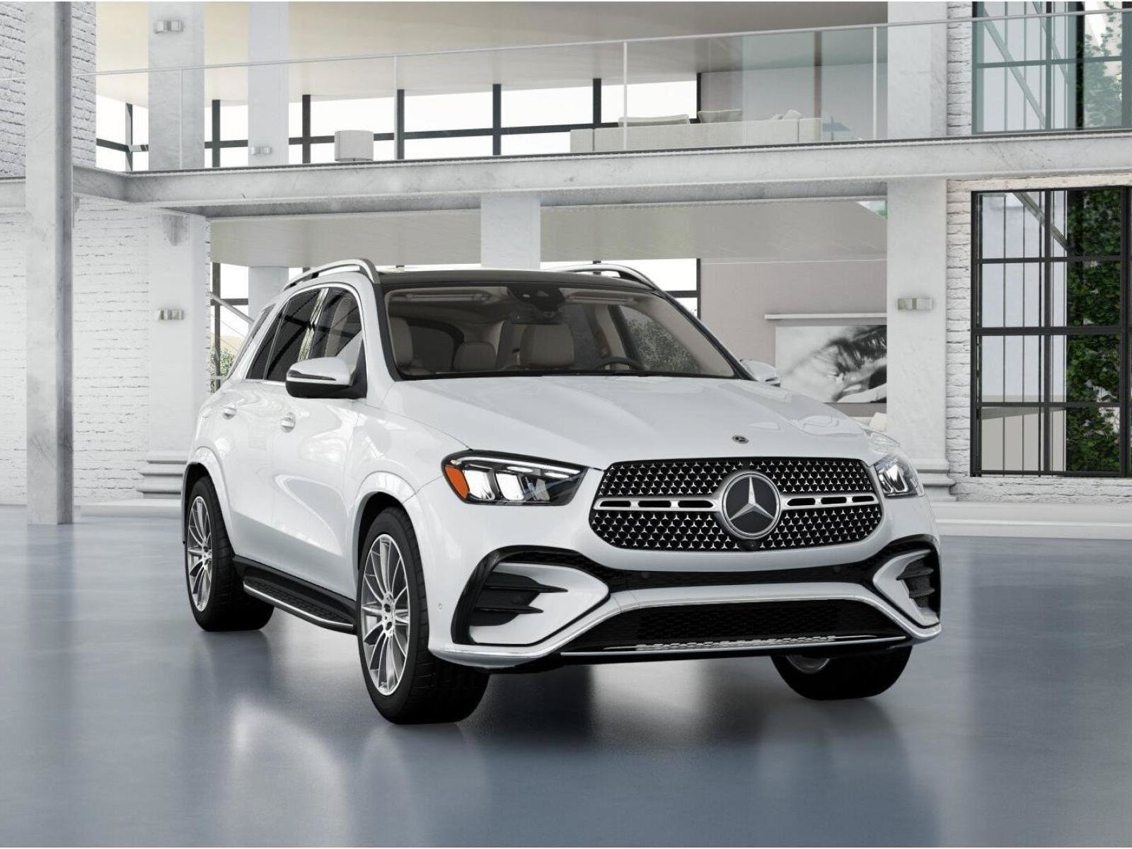 New 2026 MANUFAKTUR Moonlight White Metallic Mercedes-Benz GLE 350 image 10