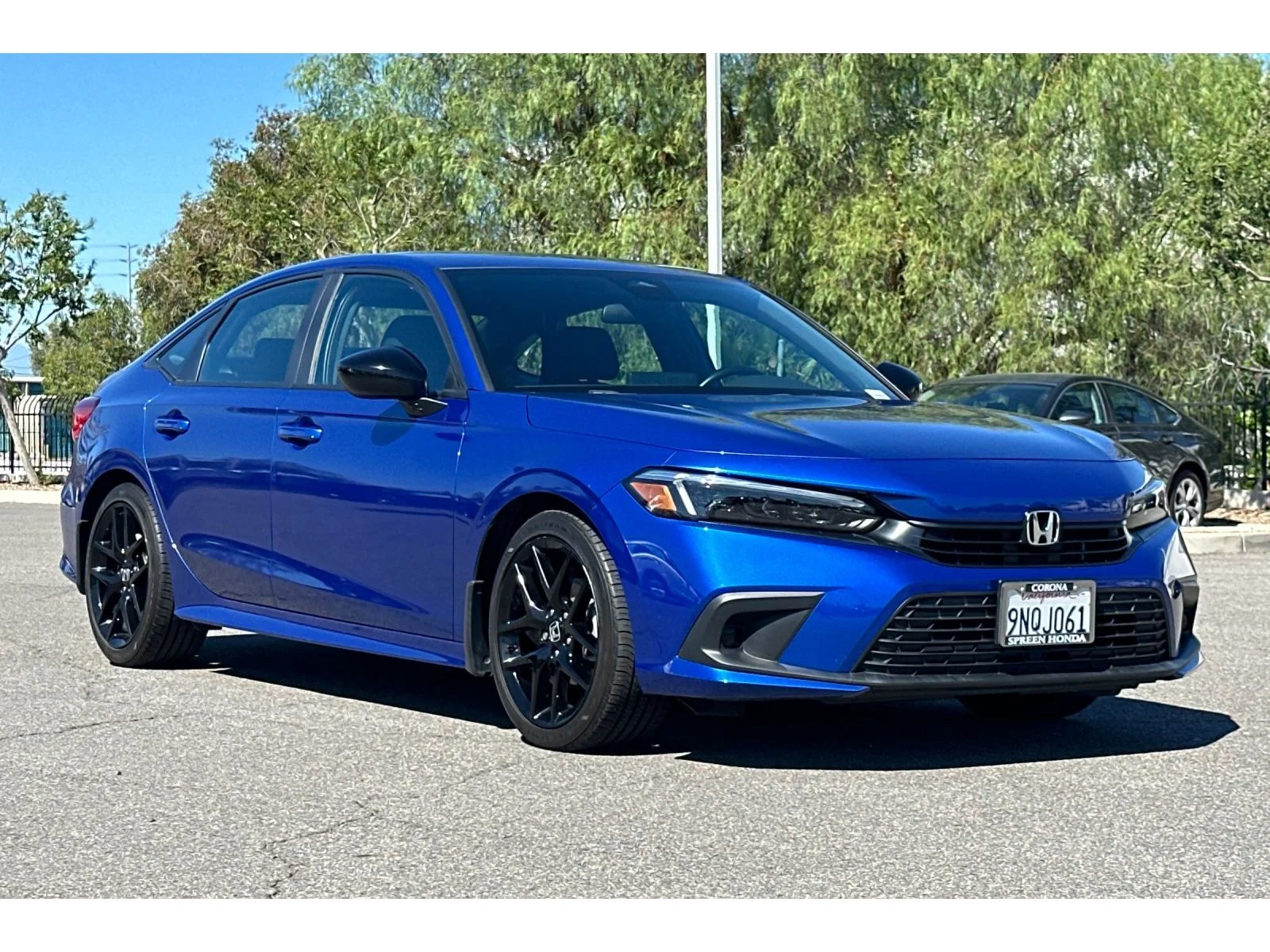 Used 2024 Aegean Blue Metallic Honda Sport image 7
