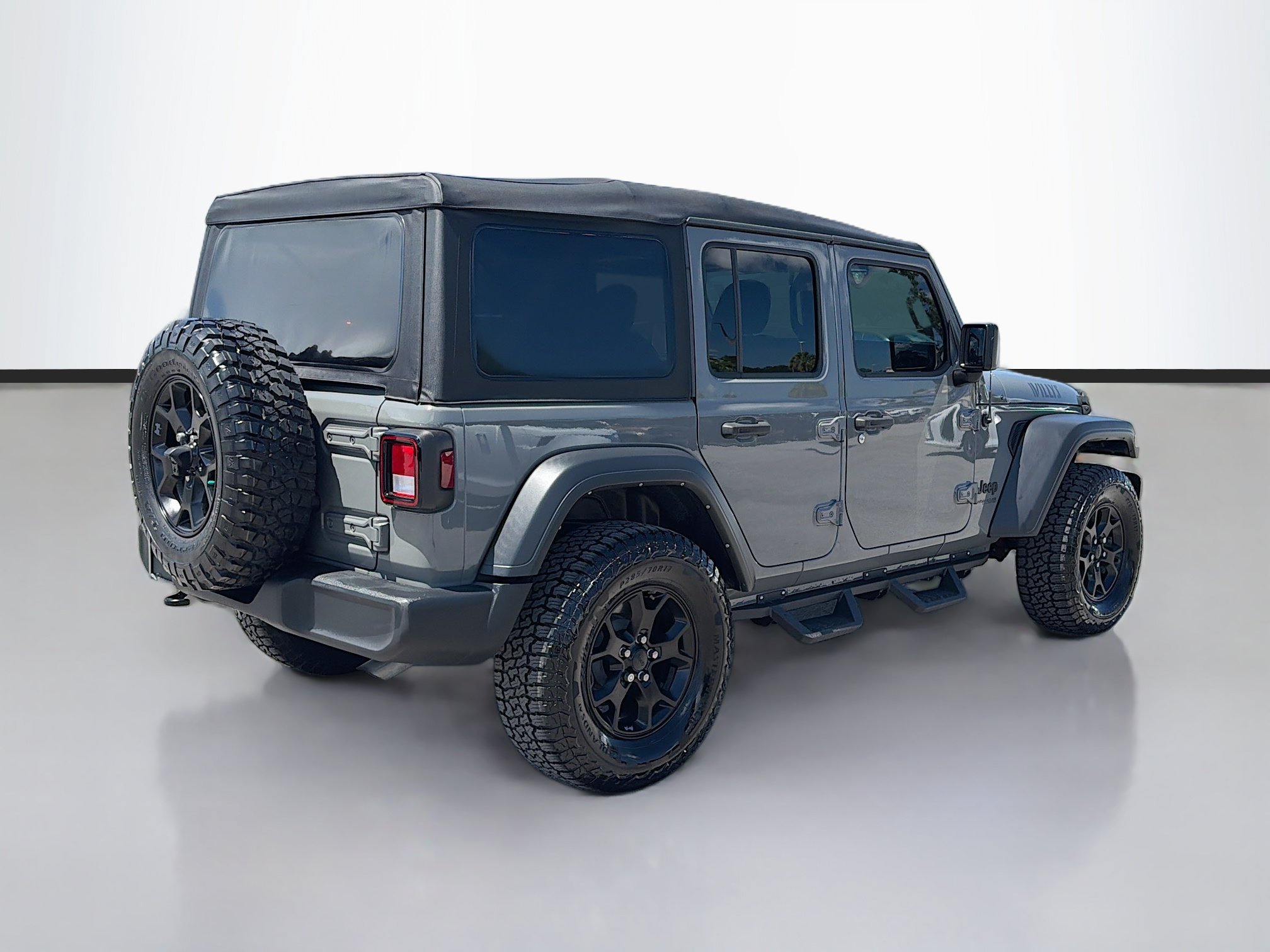 Used 2021 Sting-Gray Clearcoat Jeep Unlimited Willys Sport image 5