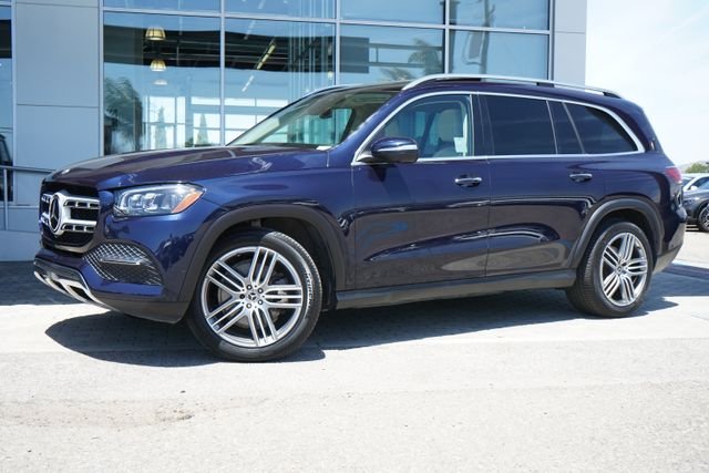 Used 2022 Blue Mercedes-Benz GLS 450 image 4