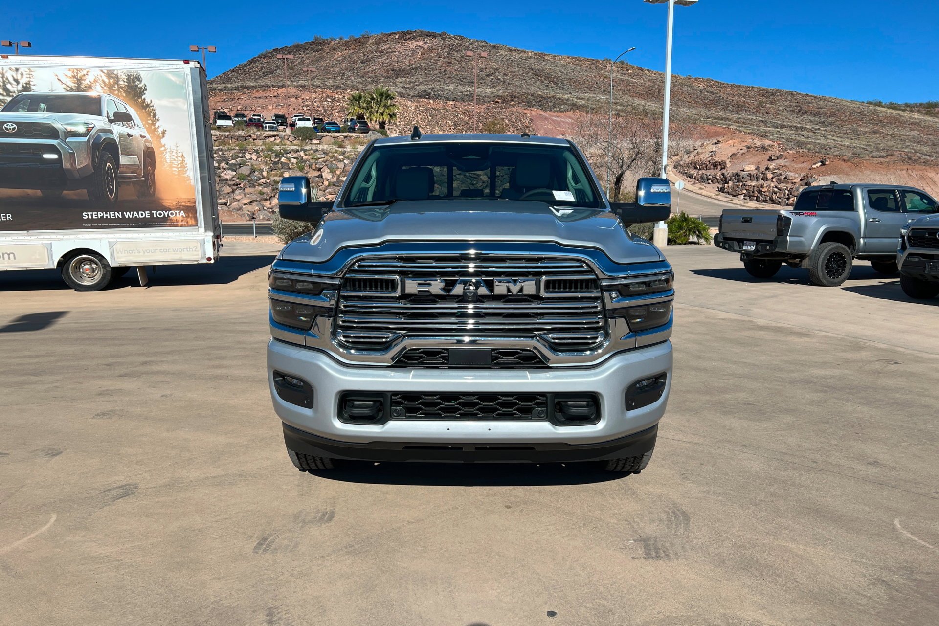 New 2026 Silver-Zynith Exterior Paint RAM Laramie image 9