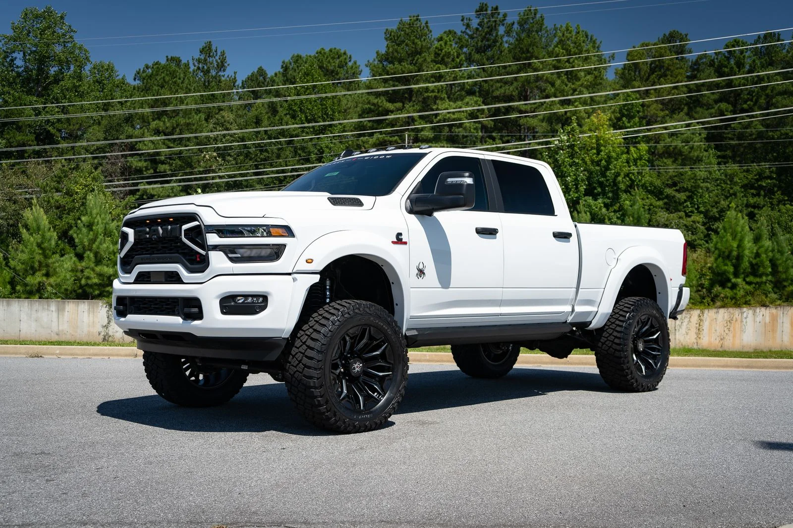 New 2026 Bright White Clear-Coat Exterior Paint RAM Big Horn with Black Widow Package image 11