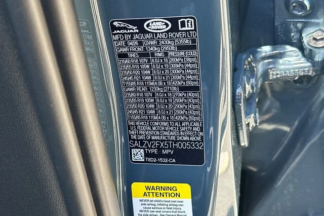 New 2026 Tribeca Blue Land Rover Hoxton Edition image 27