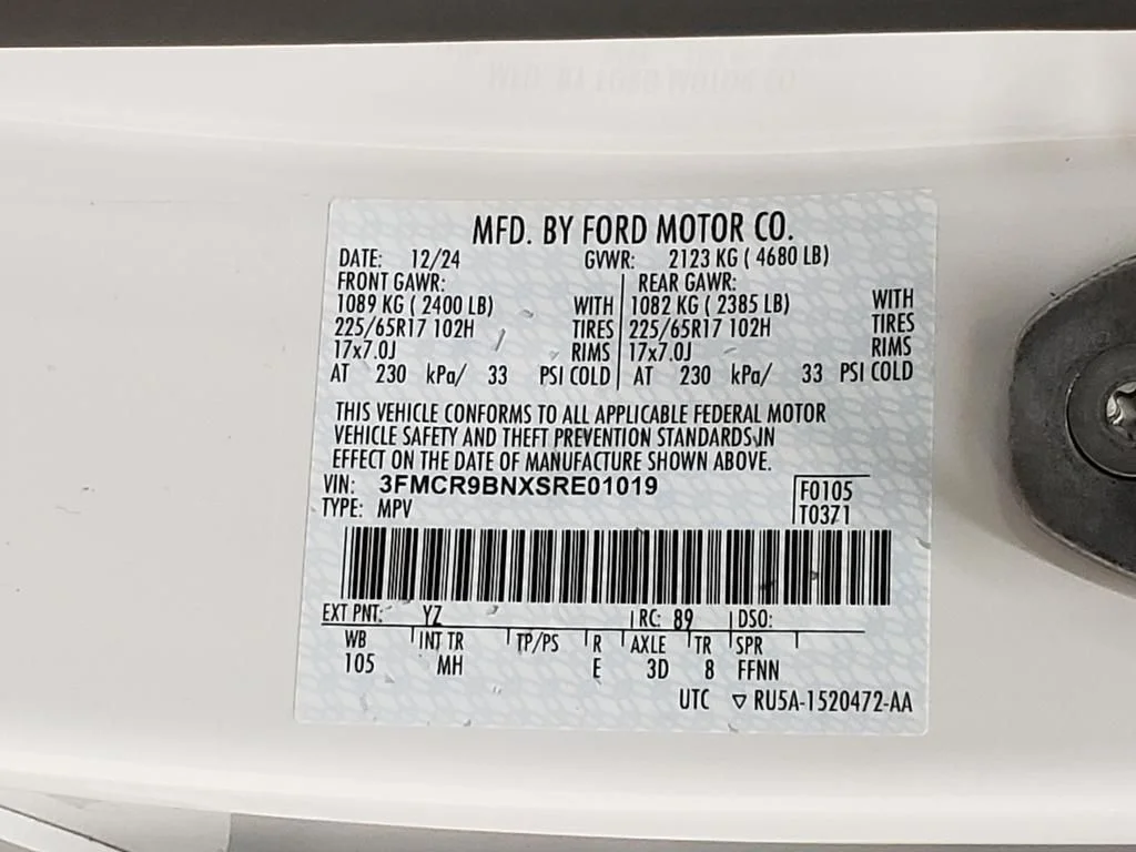 Certified Used 2025 Oxford White Ford Big Bend image 21