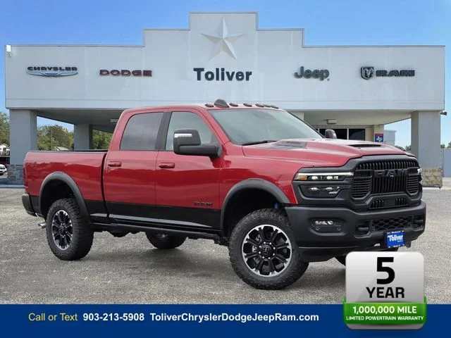 New 2026 Molten Red Pearl-Coat Exterior Paint RAM Rebel image 1