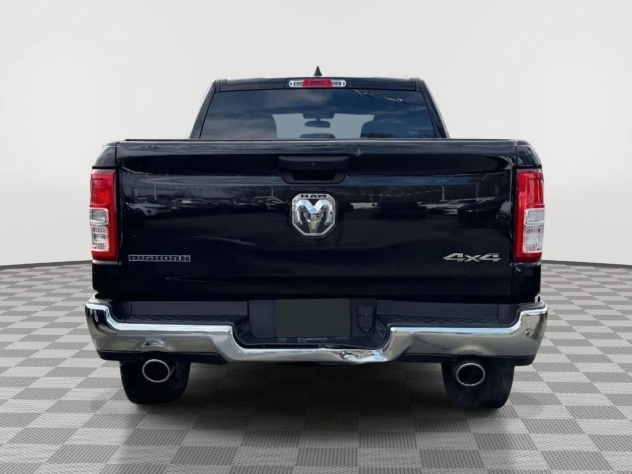 Used 2023 Diamond Black Crystal Pearlcoat RAM Big Horn Crew Cab 4x4 64