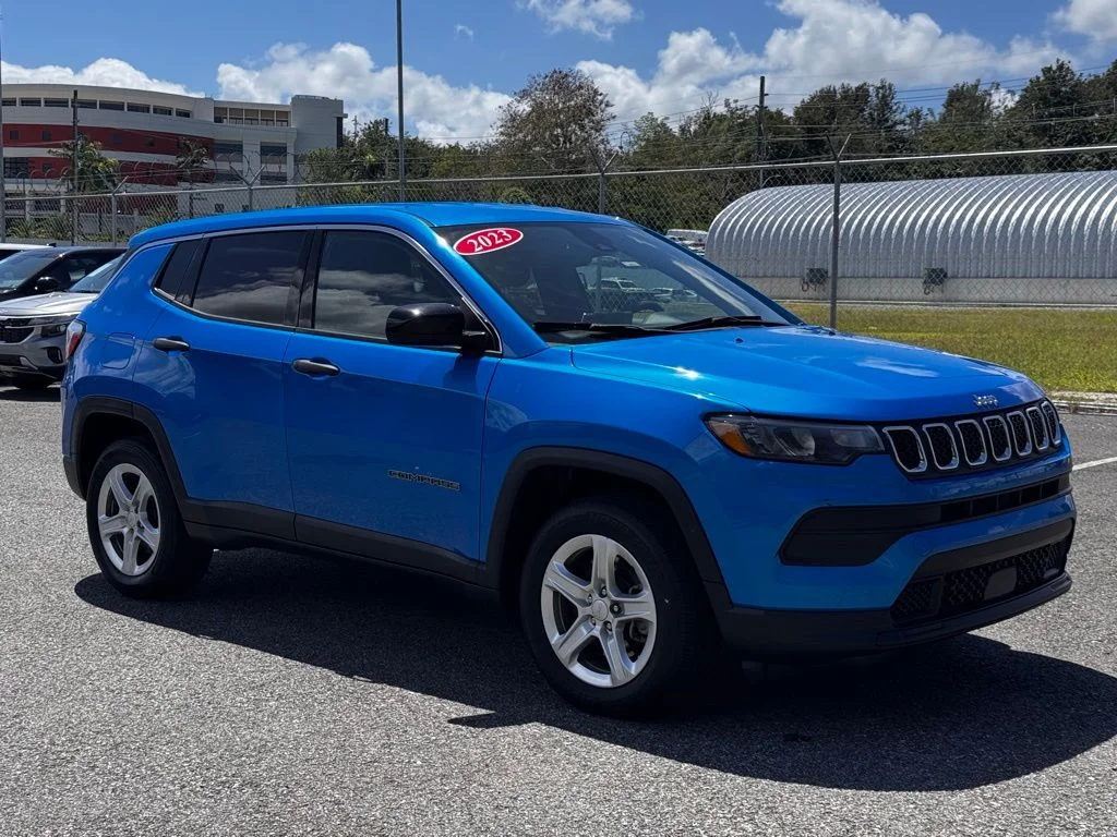Used 2023 Blue Jeep Sport image 2
