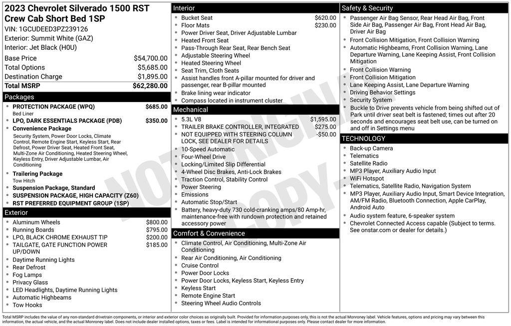 2023 Chevrolet Silverado 1500 RST - Photo 53