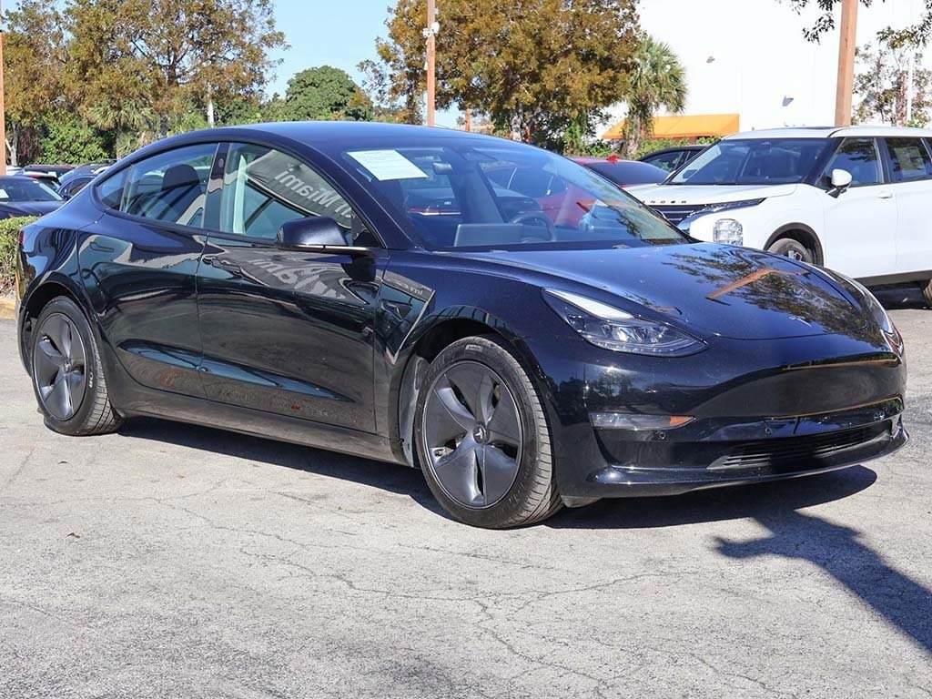 Used 2021 Tesla Model 3 Base with VIN 5YJ3E1EB0MF979525 for sale in Miami, FL