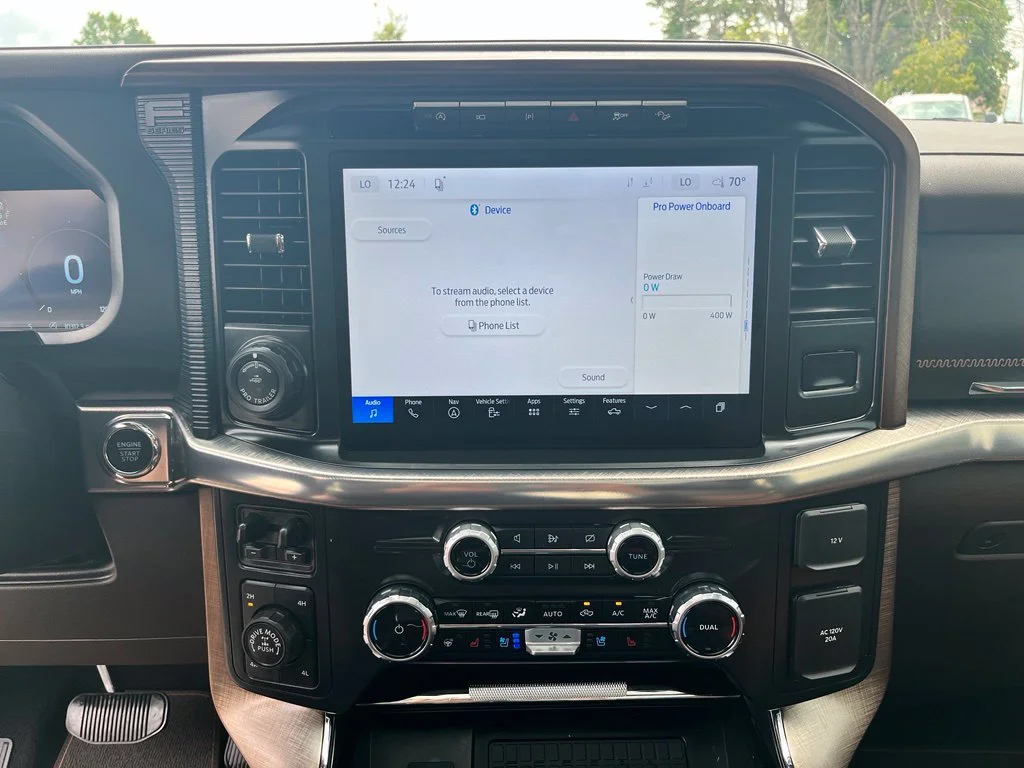 Used 2024 Blue Ford King Ranch image 24