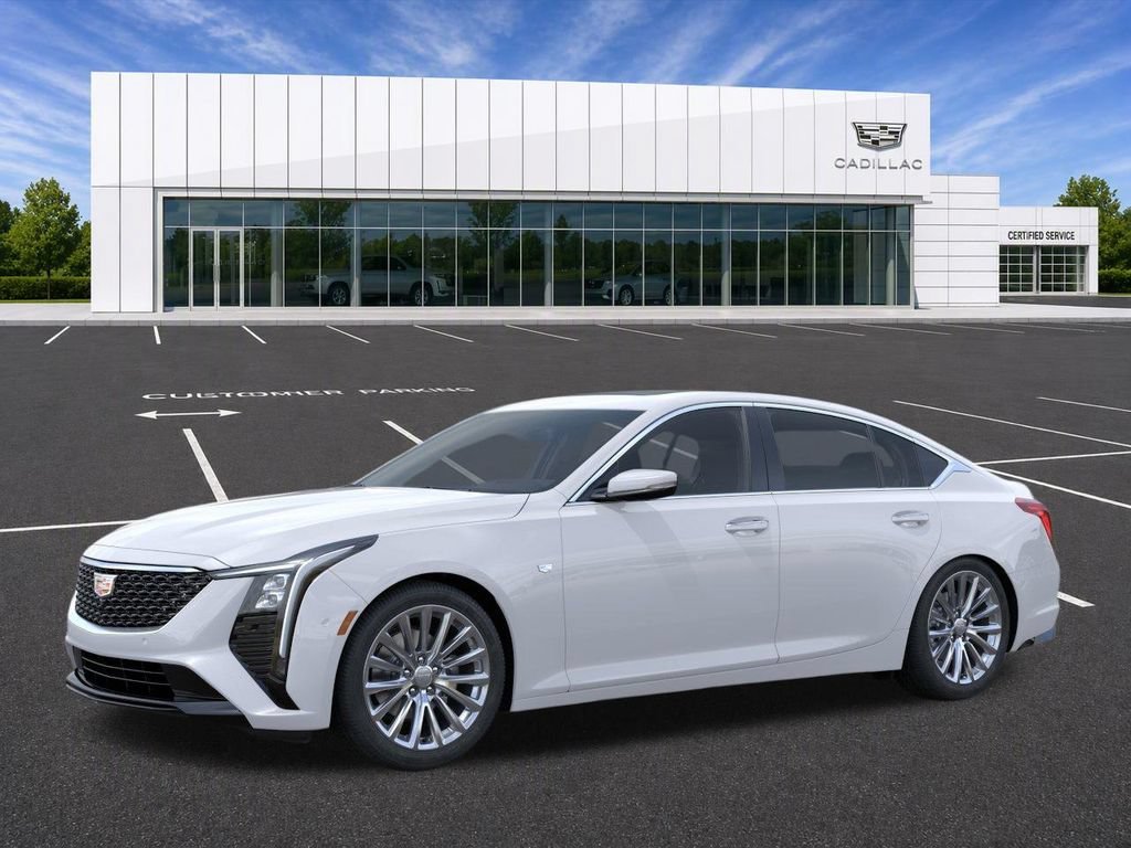 New 2026 Vibrant White Tricoat Cadillac Premium Luxury image 2