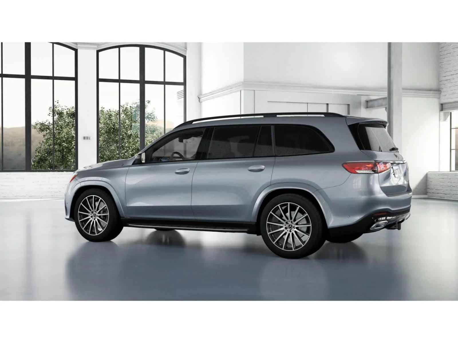Used 2025 Cirrus Silver Metallic Mercedes-Benz GLS 580 image 30