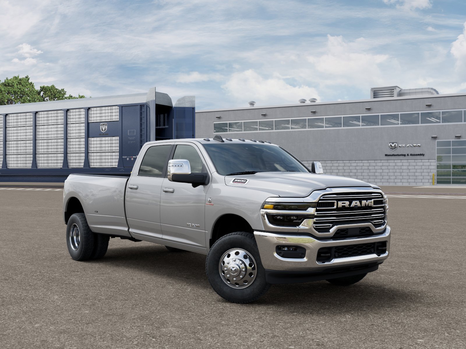 New 2027 Silver-Zynith Exterior Paint RAM LARAMIE image 3