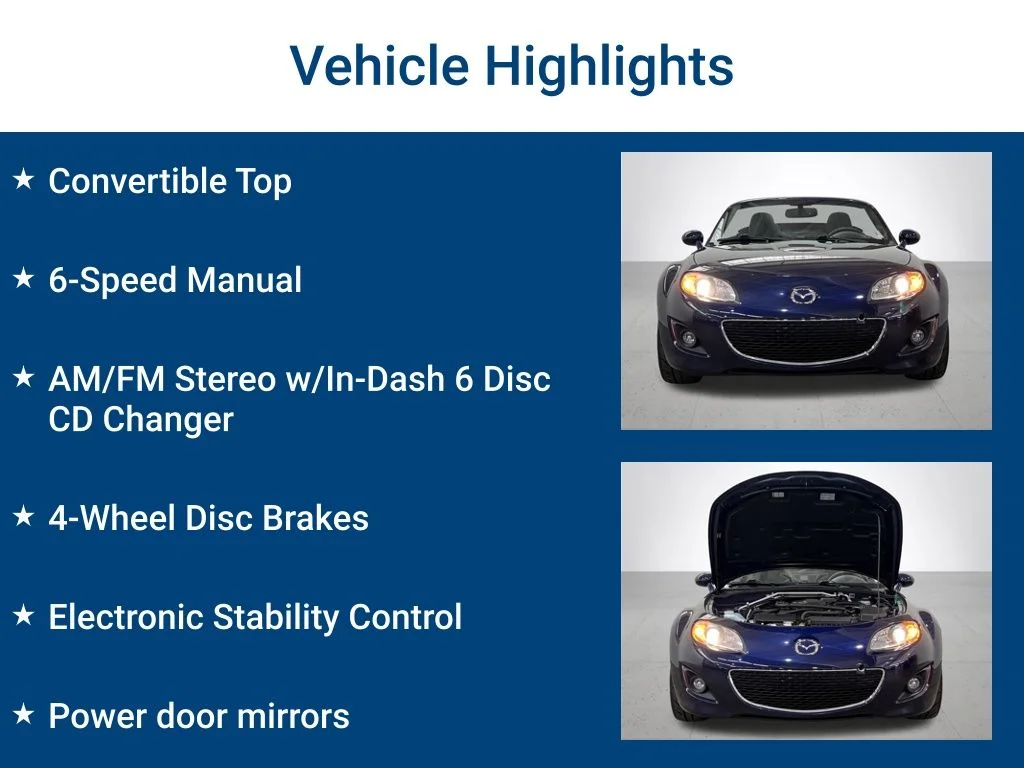 Used 2012 Blue Mazda Touring image 3