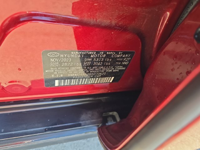 Used 2024 Red Hyundai SE image 24