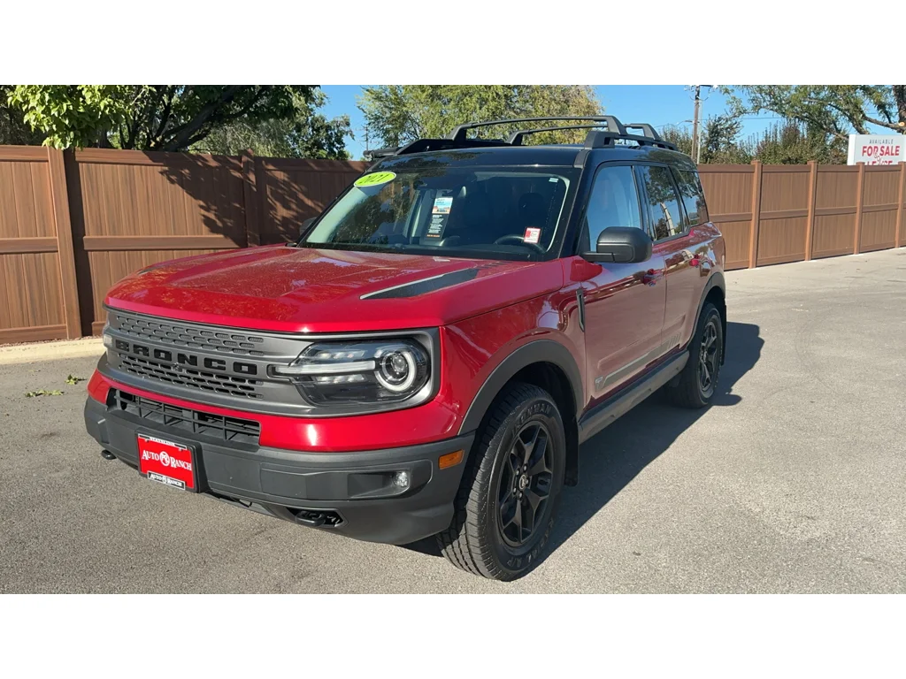 Used 2021 Rapid Red Metallic Tinted Clearcoat Ford First Edition image 1