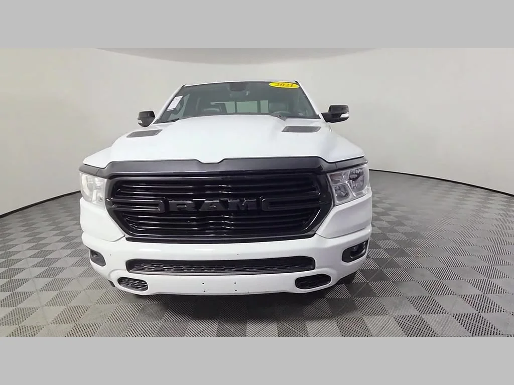 Used 2021 Bright White Clearcoat Ram Big Horn image 51