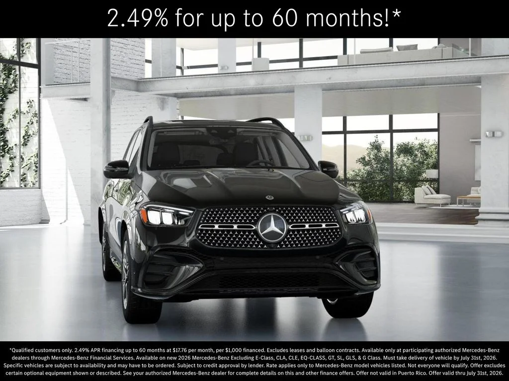 New 2026 Obsidian Black Metallic Mercedes-Benz GLE 350 image 8