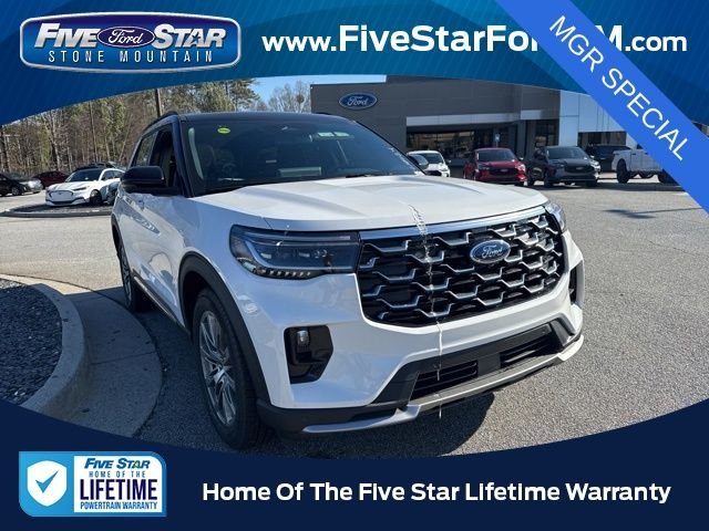New 2026 Star White Metallic Tri-Coat Ford Platinum image 3