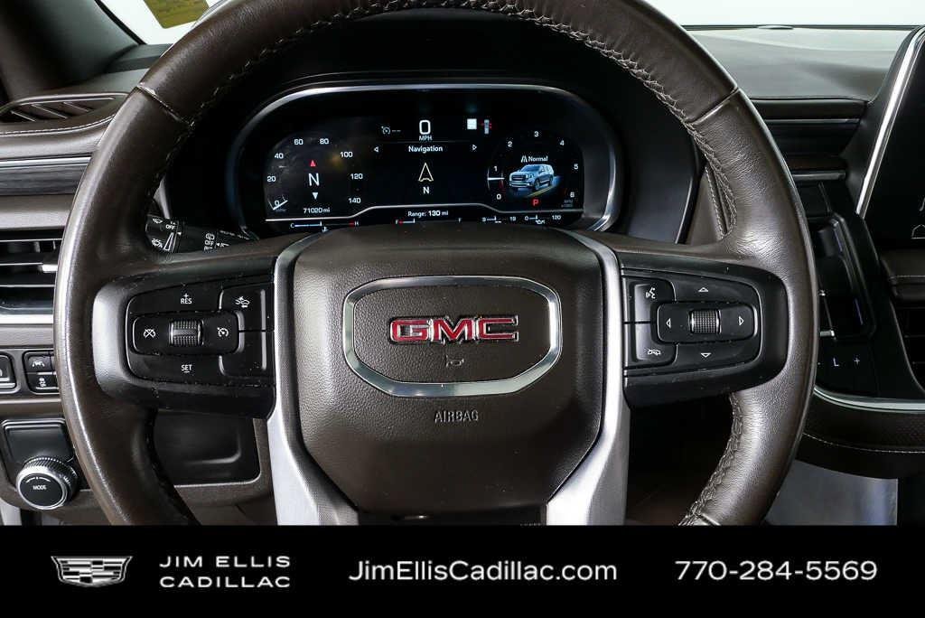 Used 2023 White Frost Tricoat GMC SLT image 9