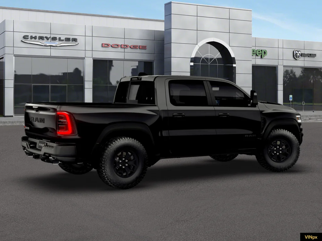 New 2026 Diamond Black Crystal Pearl-Coat Exterior Paint RAM RHO image 7