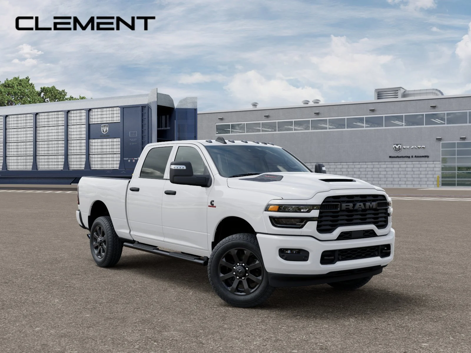New 2027 Bright White Clearcoat RAM Black Express image 6