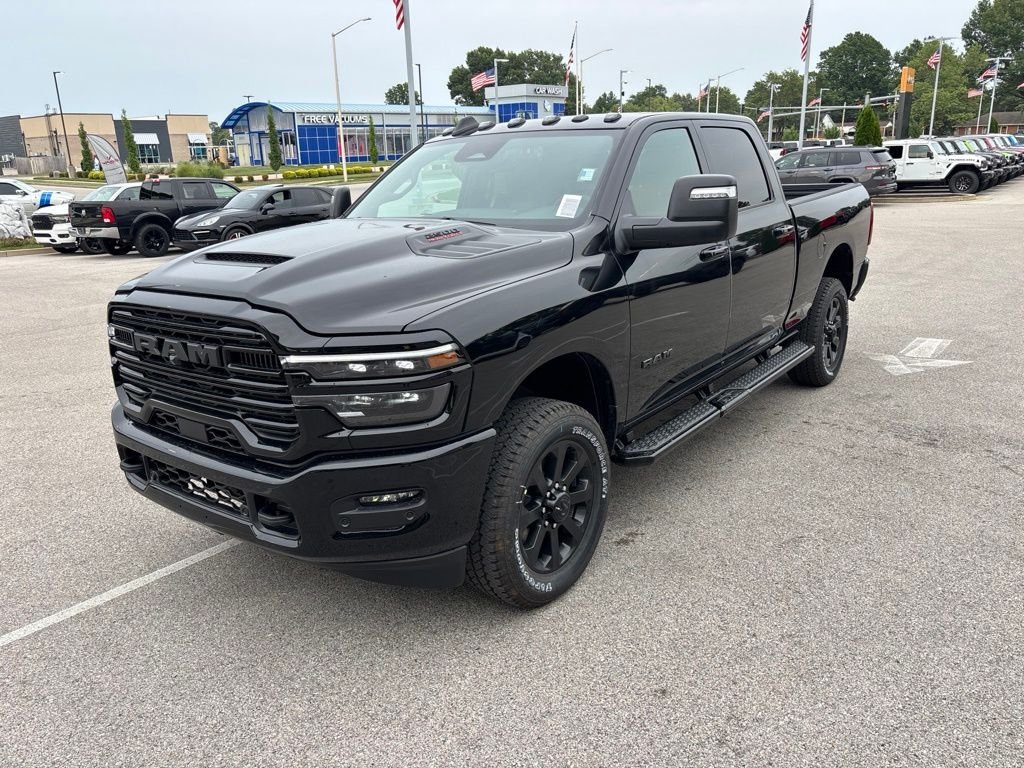 New 2026 Diamond Black Crystal Pearl-Coat Exterior Paint RAM Laramie image 2