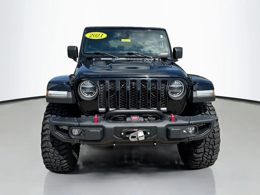 Used 2021 Black Clearcoat Jeep Unlimited Rubicon image 2