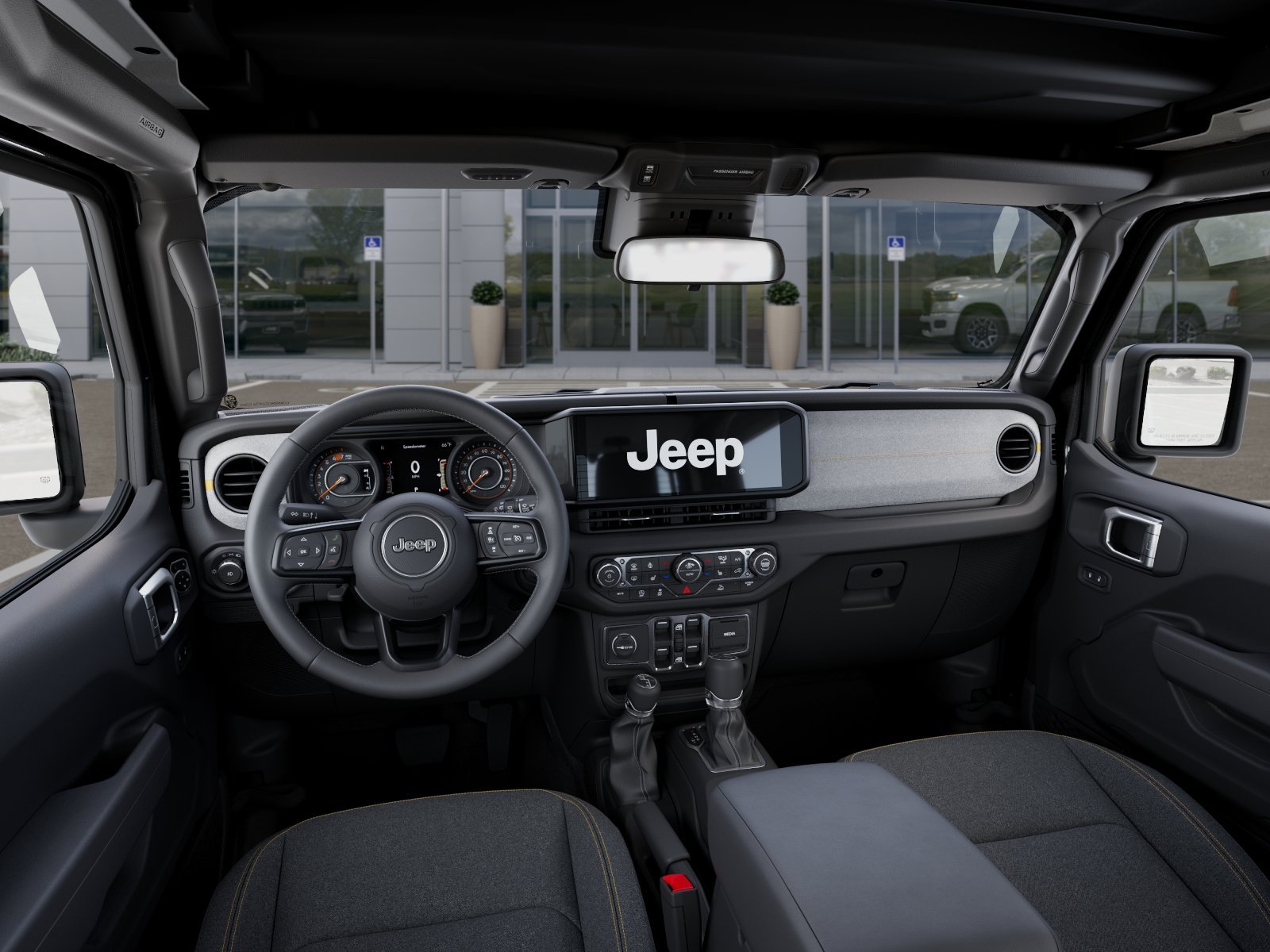 New 2026 Granite Crystal Metallic Clear-Coat Exterior Paint Jeep Sport S image 41