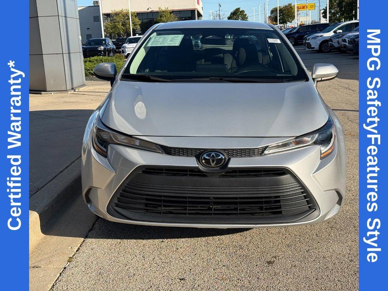 Certified Used 2024 CLASSIC SILVER METALLIC Toyota LE image 8