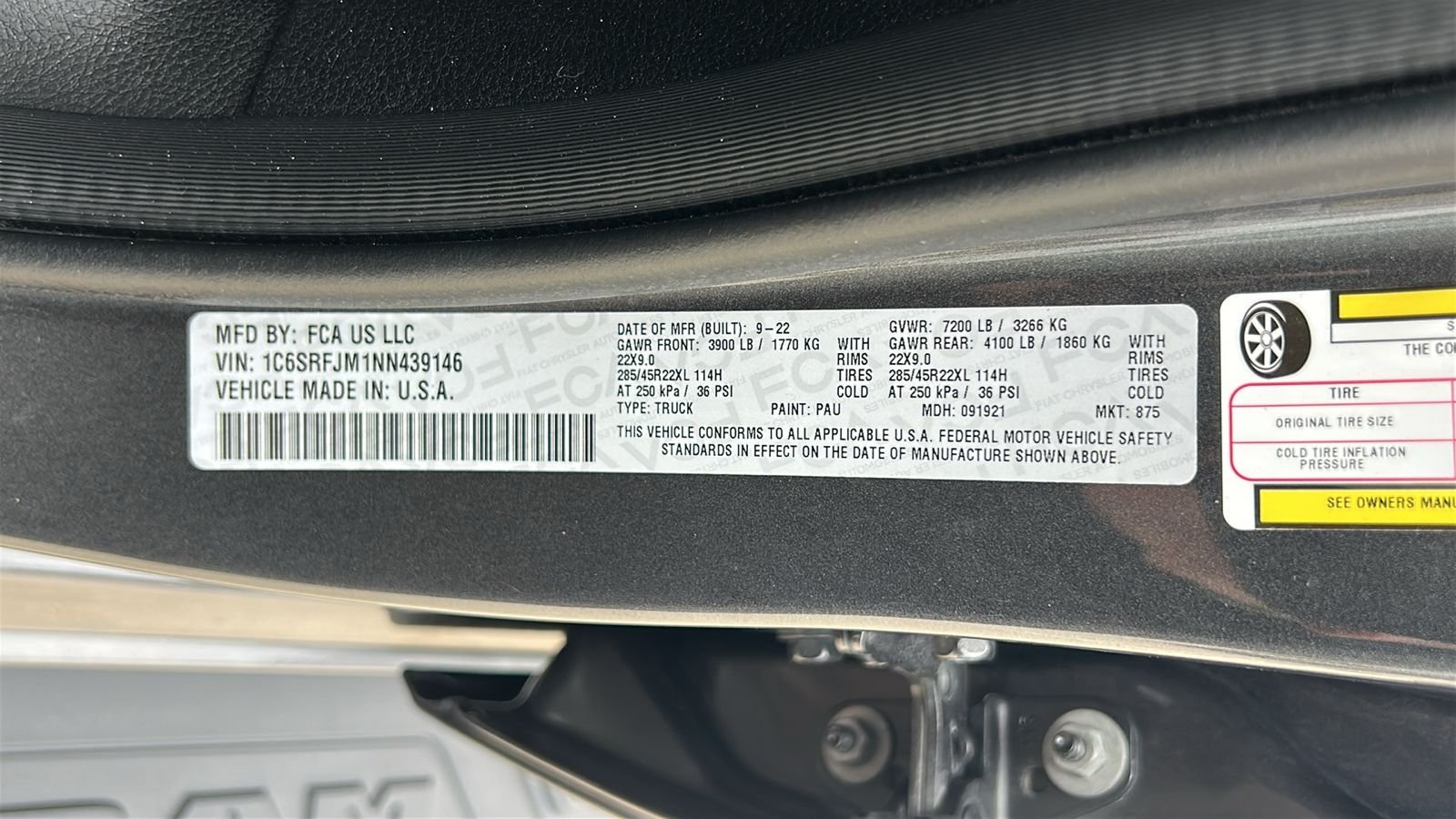 Used 2022 Gray Ram Laramie image 31