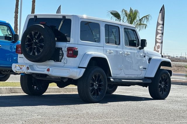 Certified Used 2023 White Jeep Sahara 4xe image 8