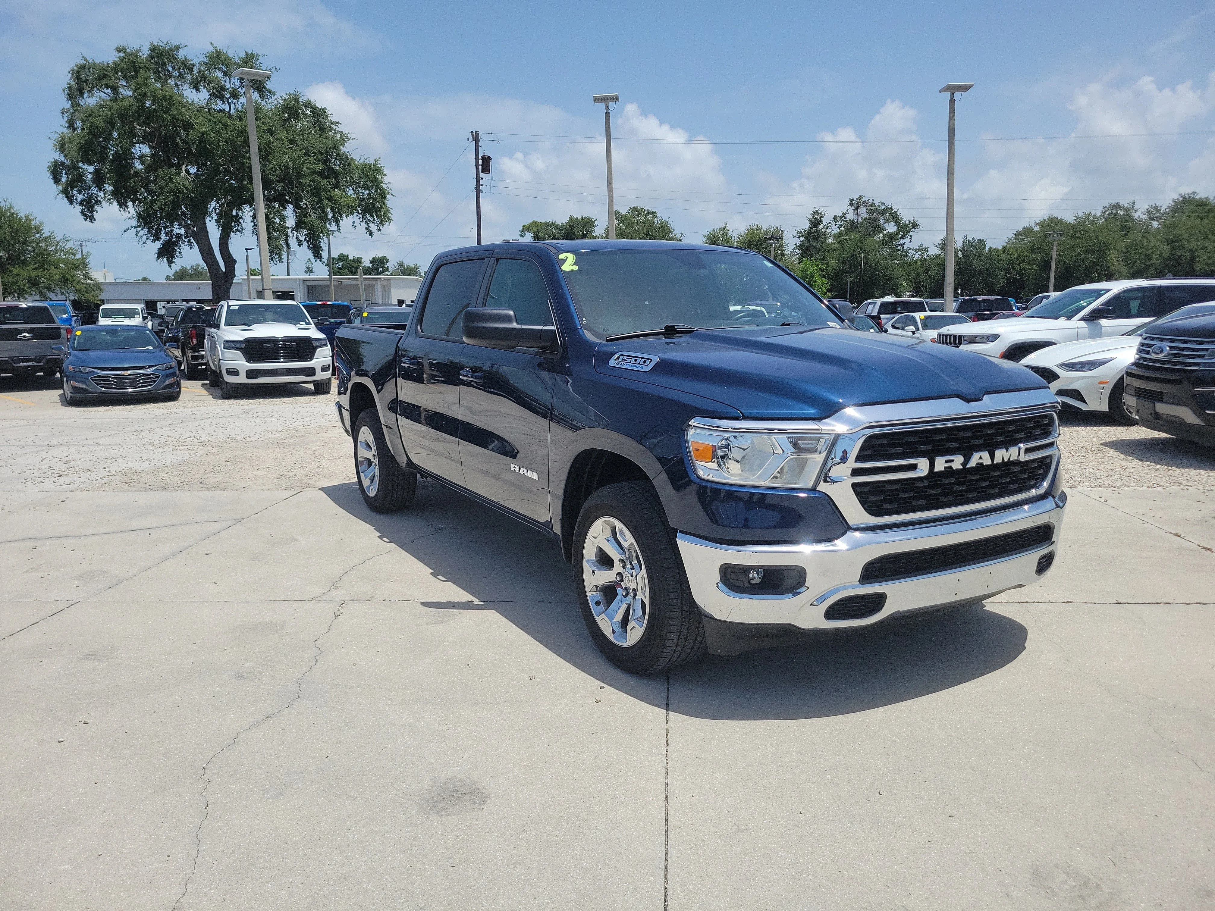 Used 2022 Patriot Blue Pearlcoat Ram Big Horn image 12