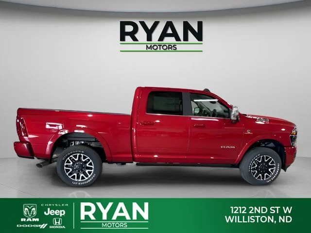 New 2026 Molten Red Pearl-Coat Exterior Paint RAM Limited Longhorn image 13