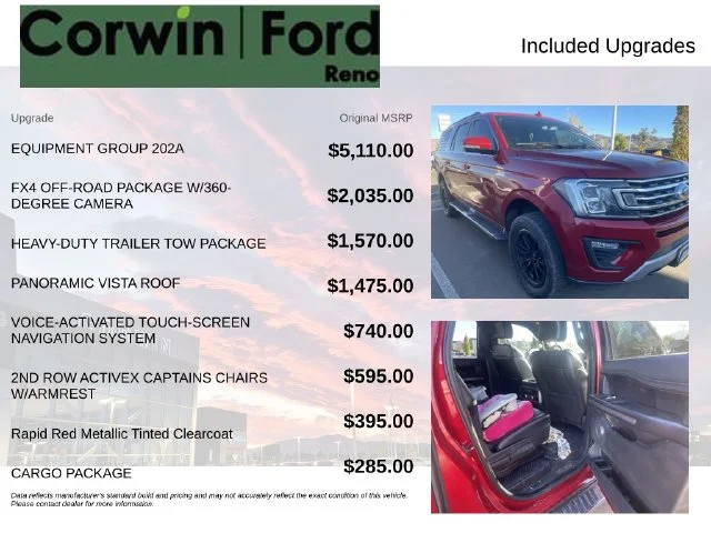 Used 2020 Red Ford XLT image 3