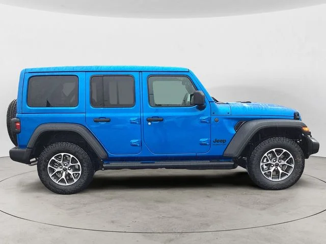 New 2026 Hydro Blue Pearl Coat Jeep 4-DOOR SPORT S image 7