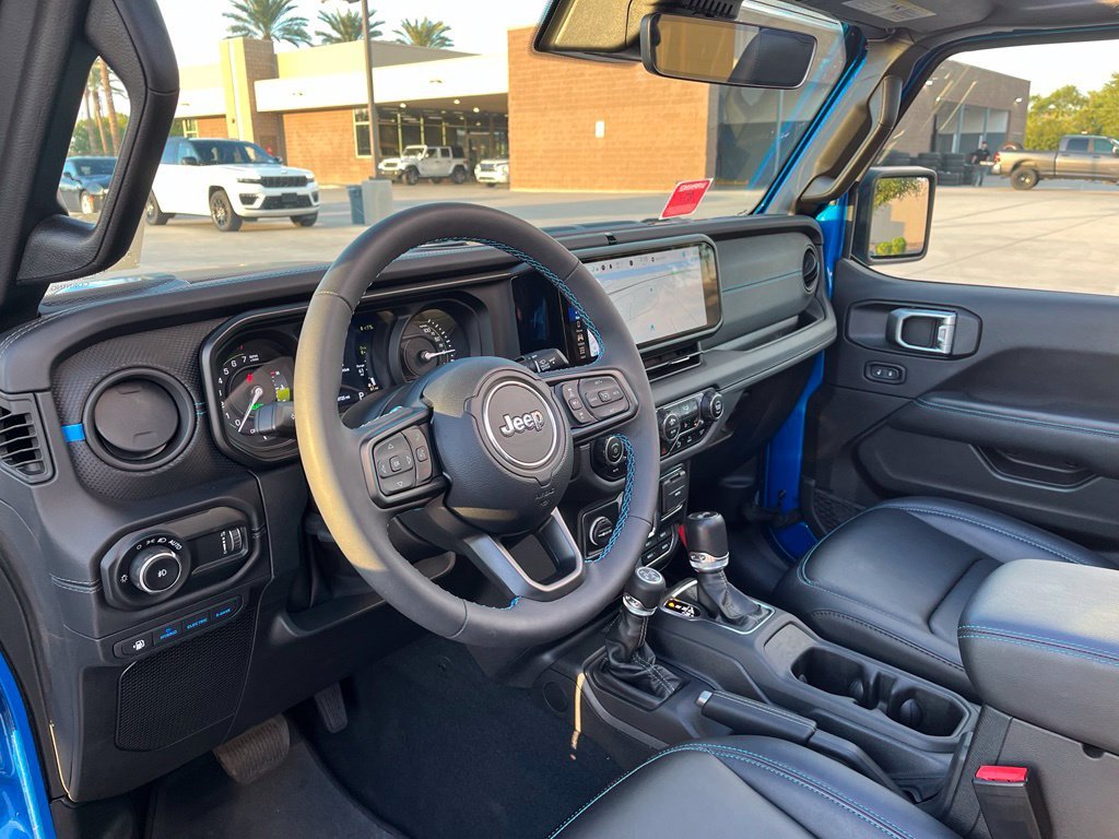Used 2024 Blue Jeep Rubicon 4xe image 13
