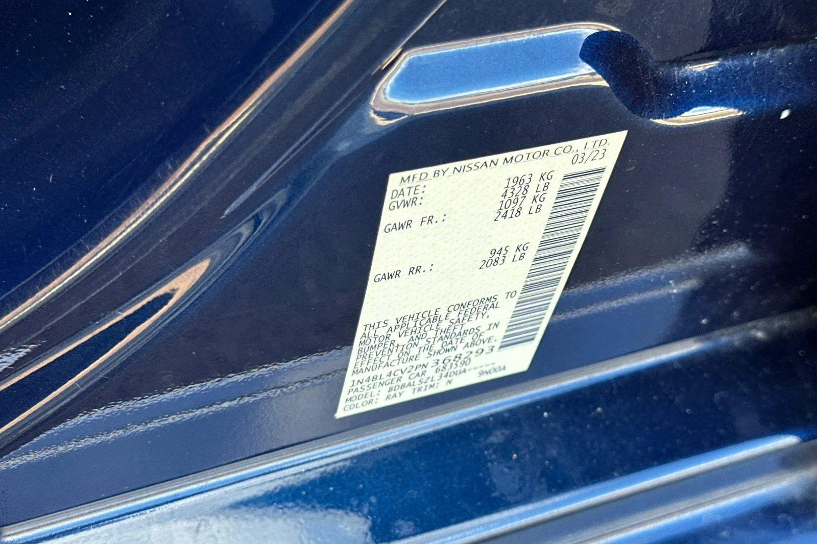 Used 2023 Blue Nissan 2.5 SR image 31