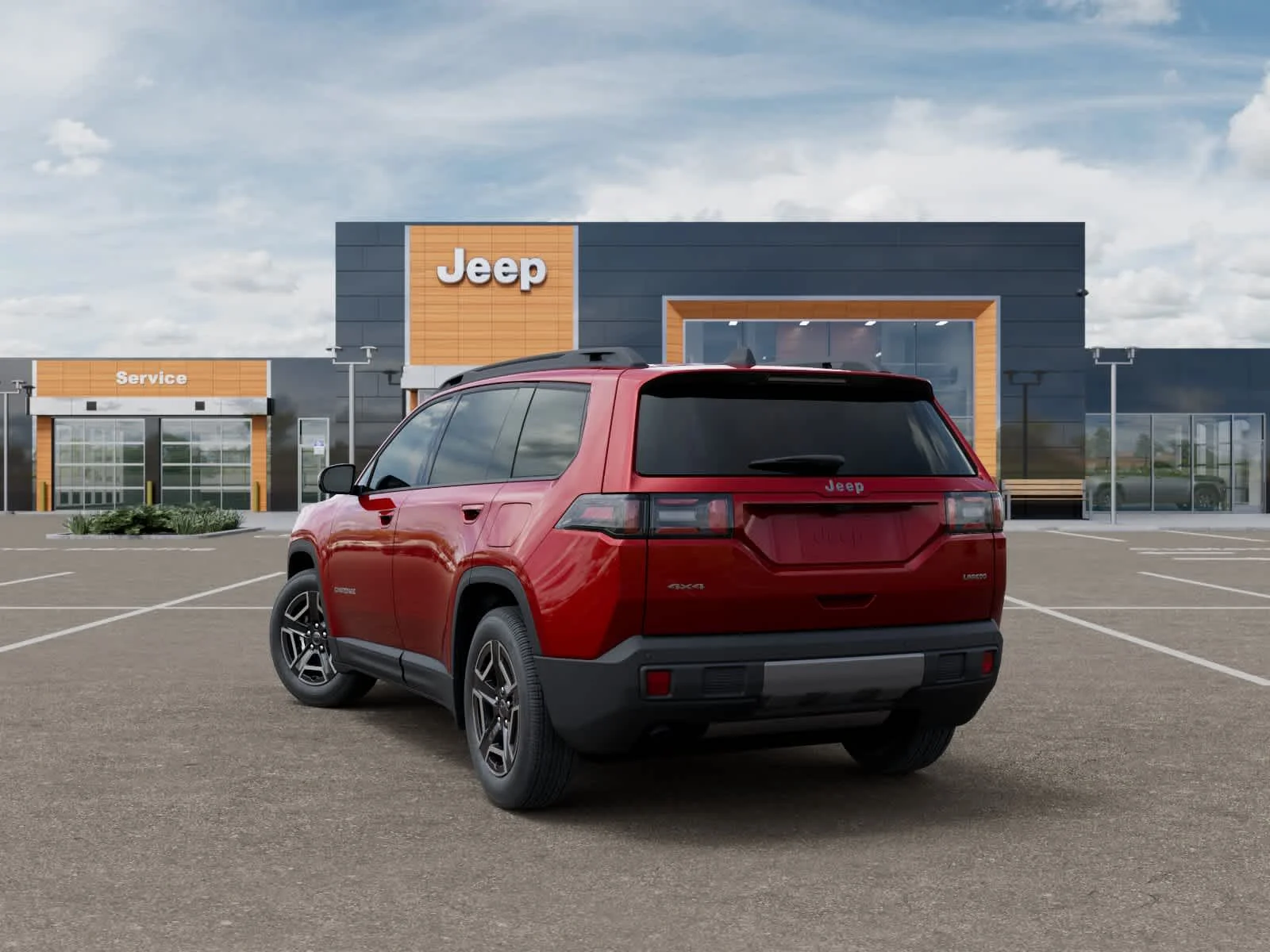 New 2026 Red Hot Pearlcoat Jeep Laredo image 3