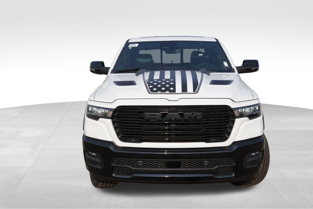 New 2026 Bright White Clear-Coat Exterior Paint RAM Laramie image 8