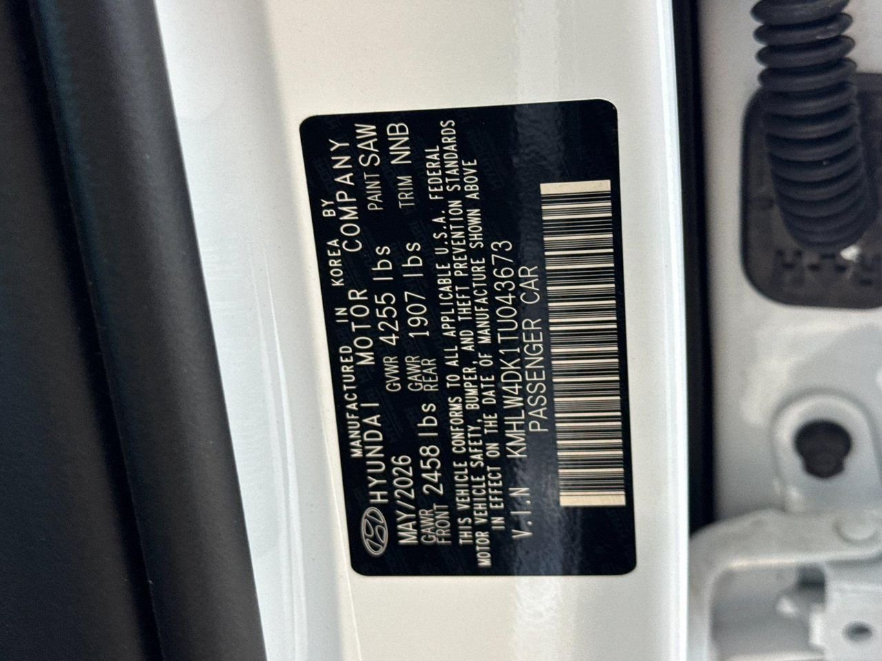 New 2026 White Hyundai Sedan image 24