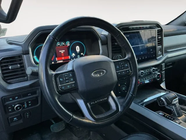 Used 2023 White Metallic Ford Platinum image 10