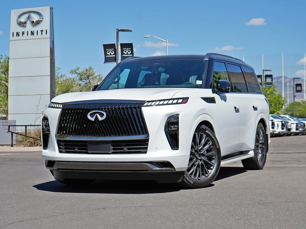 Used 2026 Radiant White/Black Obsidian INFINITI AUTOGRAPH image 1