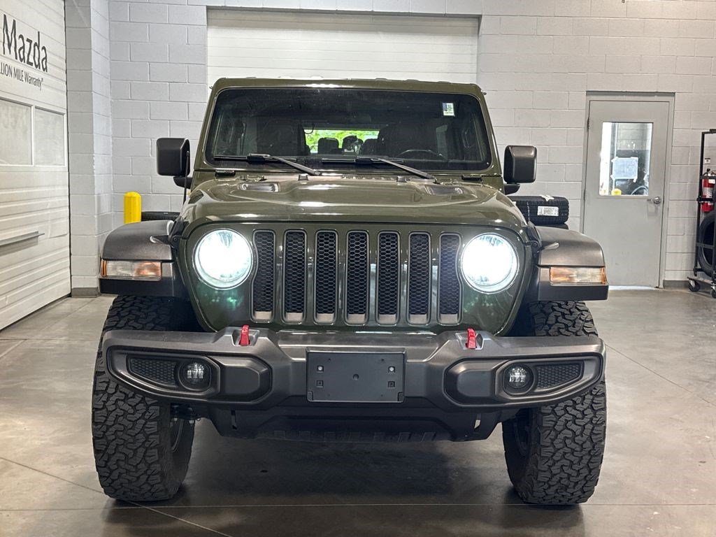 Used 2021 Sarge Green Clearcoat Jeep Unlimited Rubicon image 2