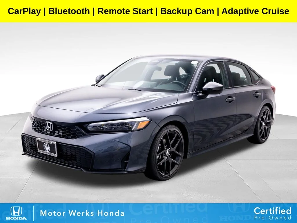Certified Used 2025 Gray Honda Sport image 1