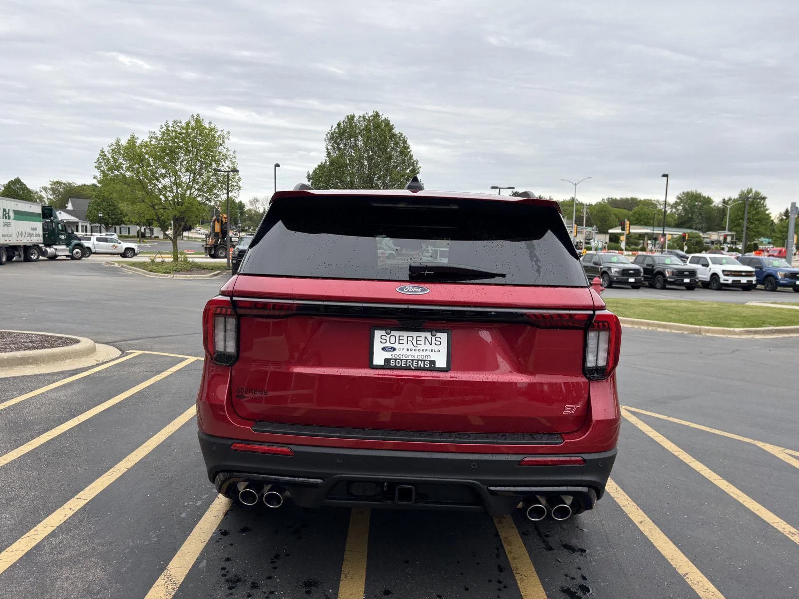 New 2026 Rapid Red Metallic Tinted Clearcoat Ford ST image 5