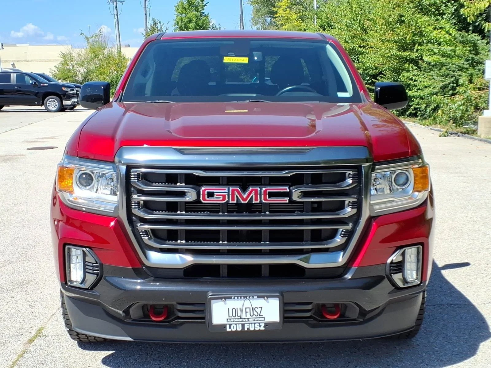 Used 2021 Cayenne Red Tintcoat GMC 4WD AT4 with Leather image 33