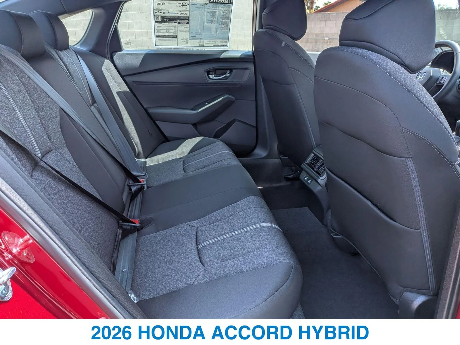 New 2026 Radiant Red Metallic Honda Sport Hybrid image 25