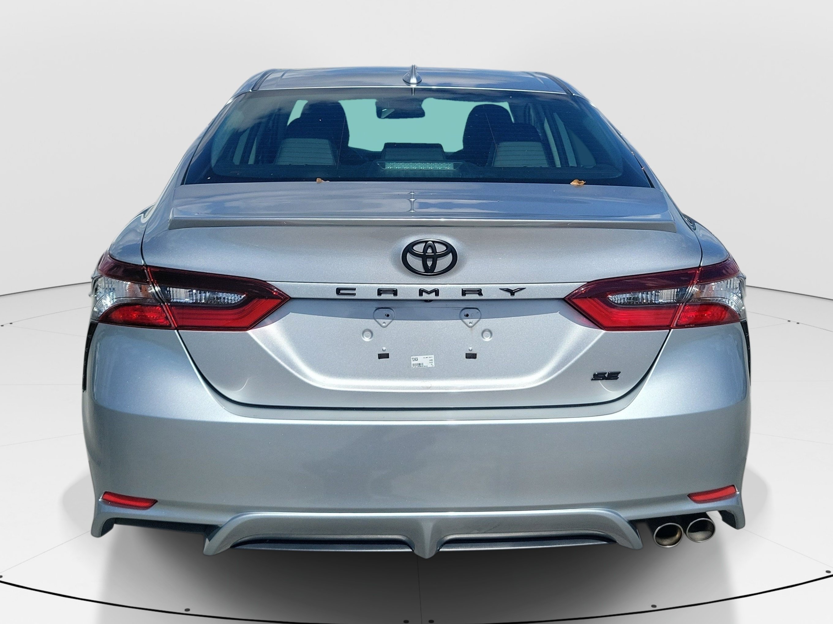 Used 2021 Celestial Silver Metallic Toyota SE image 5